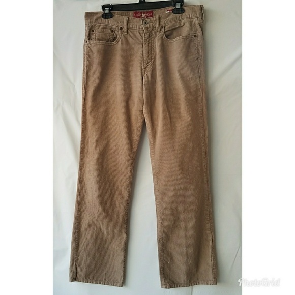 Lucky Brand Mens Corduroy Pants 36 